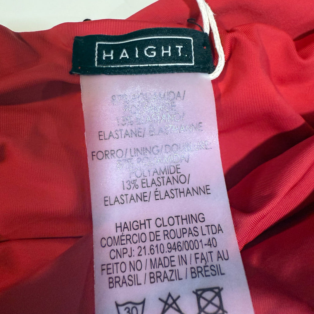 Haight Red Basic Bikini Bottom Sz M NWT
